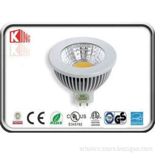 Warm white 5 Watt MR16 LED Spotlight with UL Approval , 50*